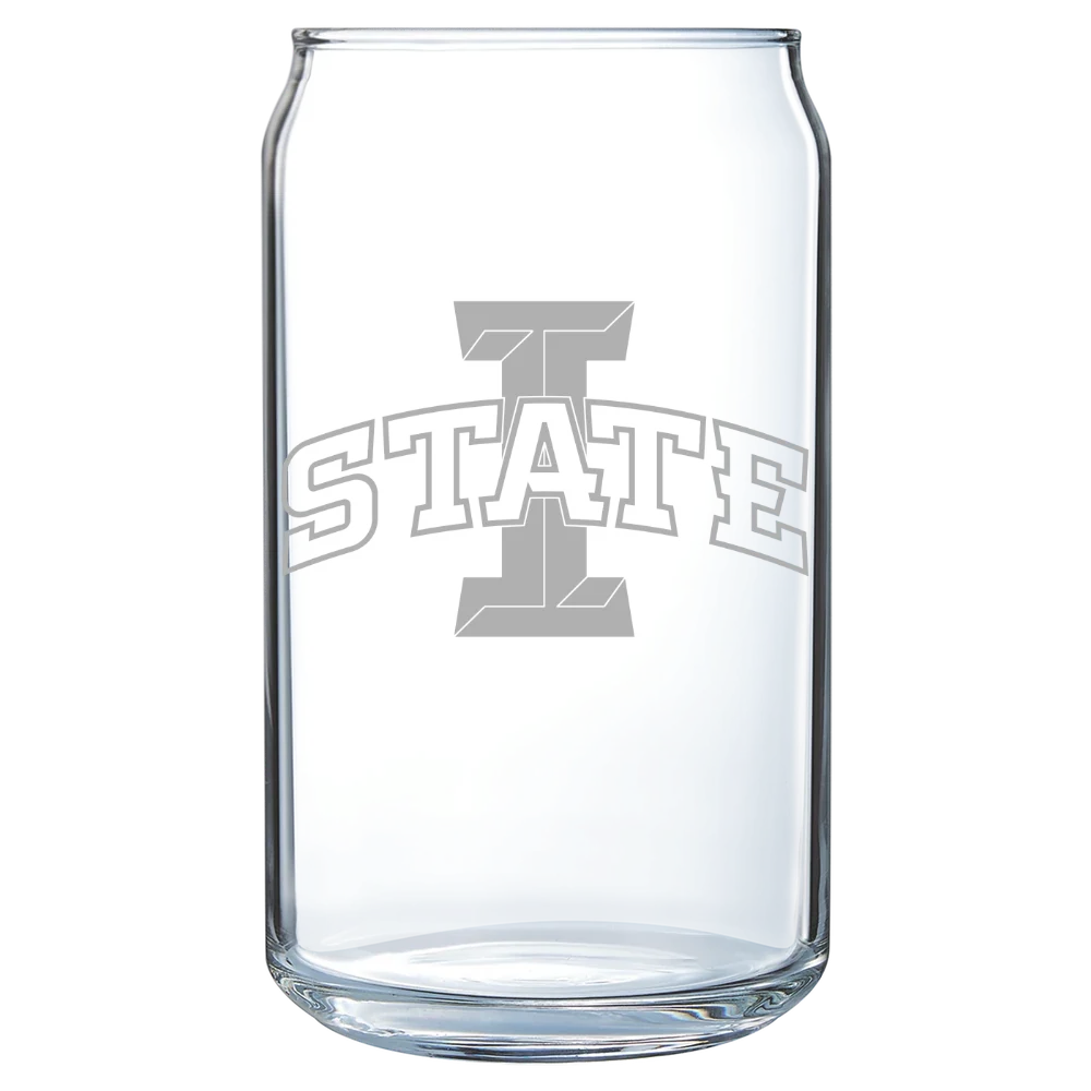 Iowa State University Polar Camel 16 oz. Can Glass