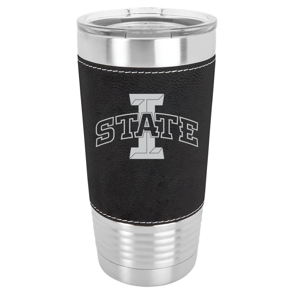 Iowa State University Polar Camel 20 oz. Leatherette Grip Tumbler with Standard Lid