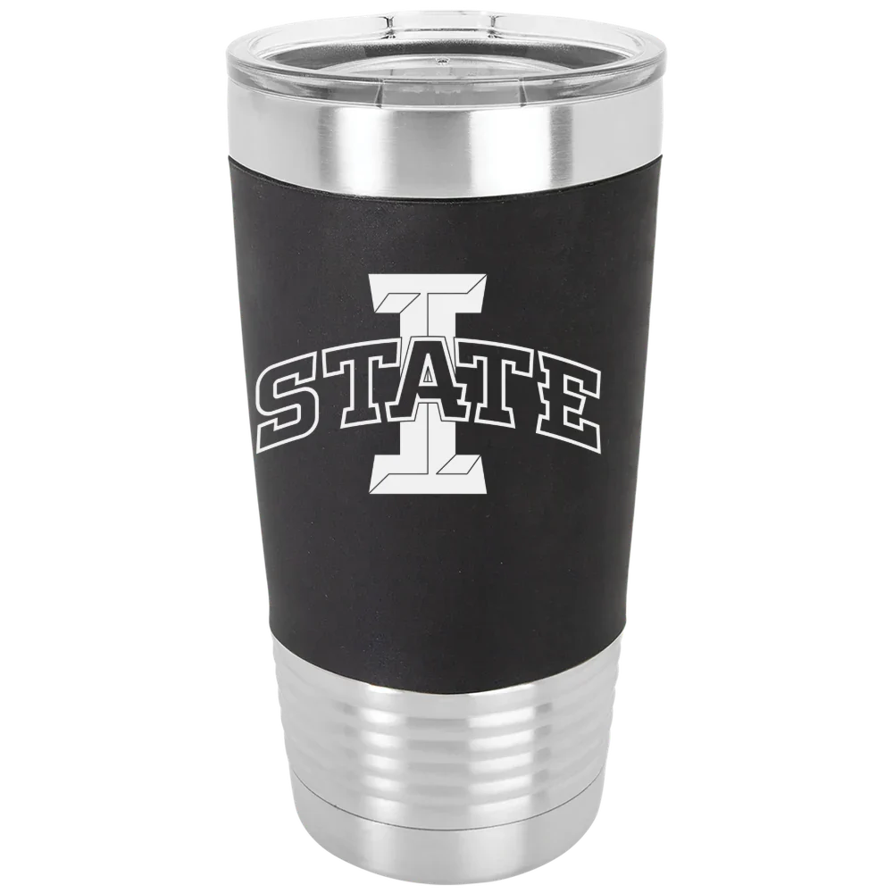 Iowa State University Polar Camel 20 oz. Silicone Grip Tumbler with Standard Lid