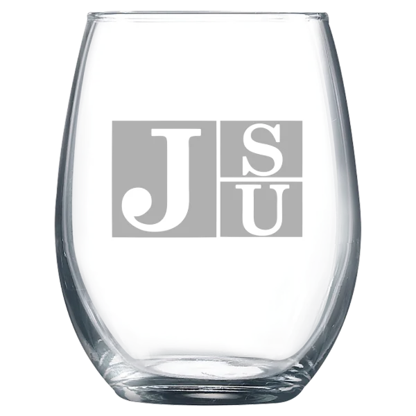 Jackson State University Polar Camel 9 oz. Stemless Wine Glass
