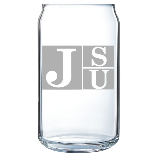Jackson State University Polar Camel 16 oz. Can Glass