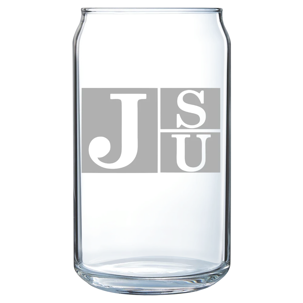 Jackson State University Polar Camel 16 oz. Can Glass