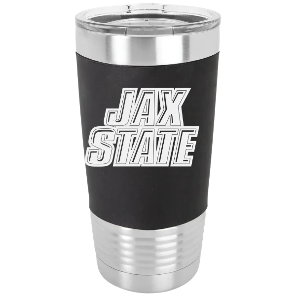 Jacksonville State University Polar Camel 20 oz. Silicone Grip Tumbler with Standard Lid