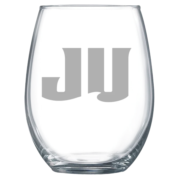 Jacksonville University Polar Camel 15 oz. Stemless Wine Glass
