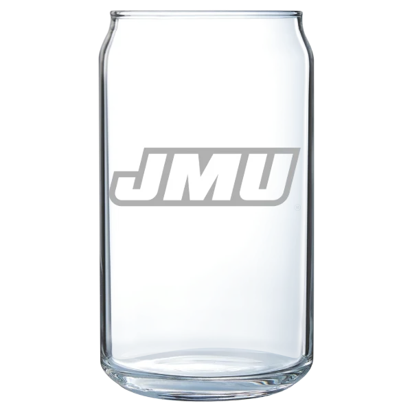 James Madison University Polar Camel 16 oz. Can Glass