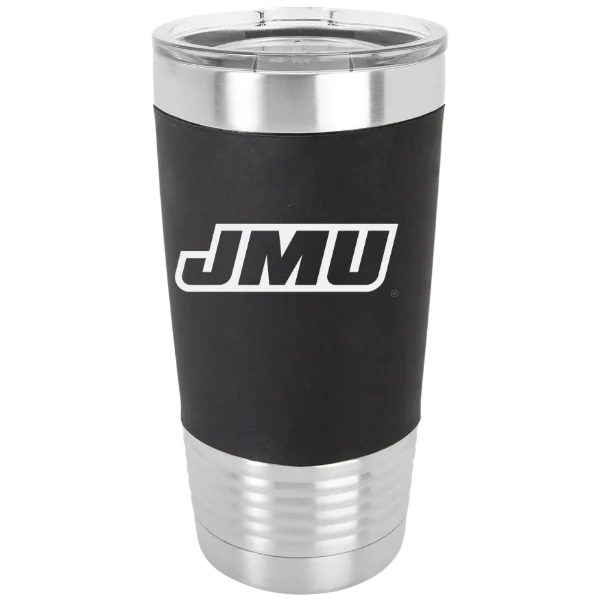 James Madison University Polar Camel 20 oz. Silicone Grip Tumbler with Standard Lid