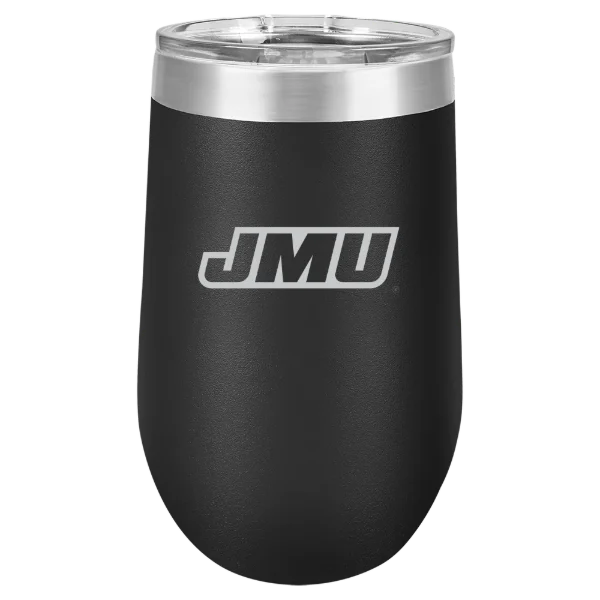 James Madison University Polar Camel 16 oz. Stemless Wine Tumbler