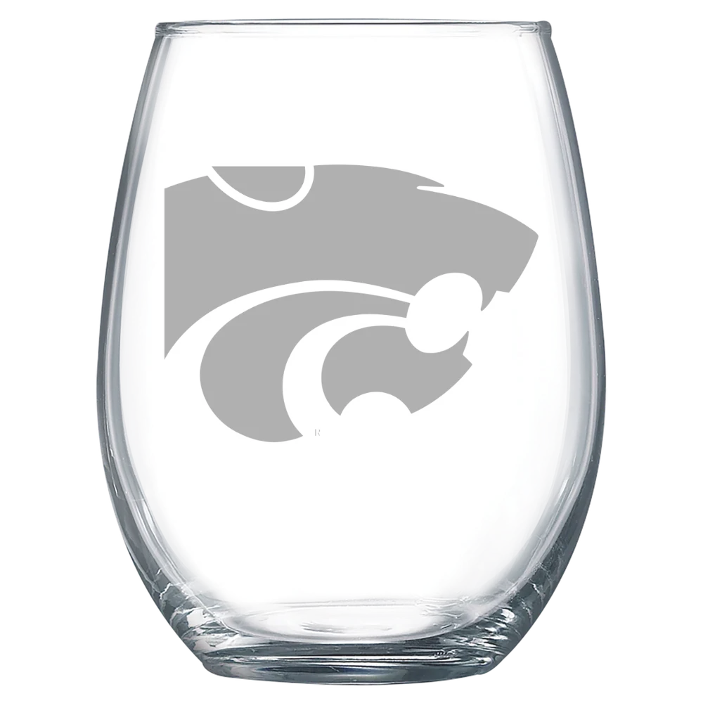 Kansas State University Polar Camel 15 oz. Stemless Wine Glass