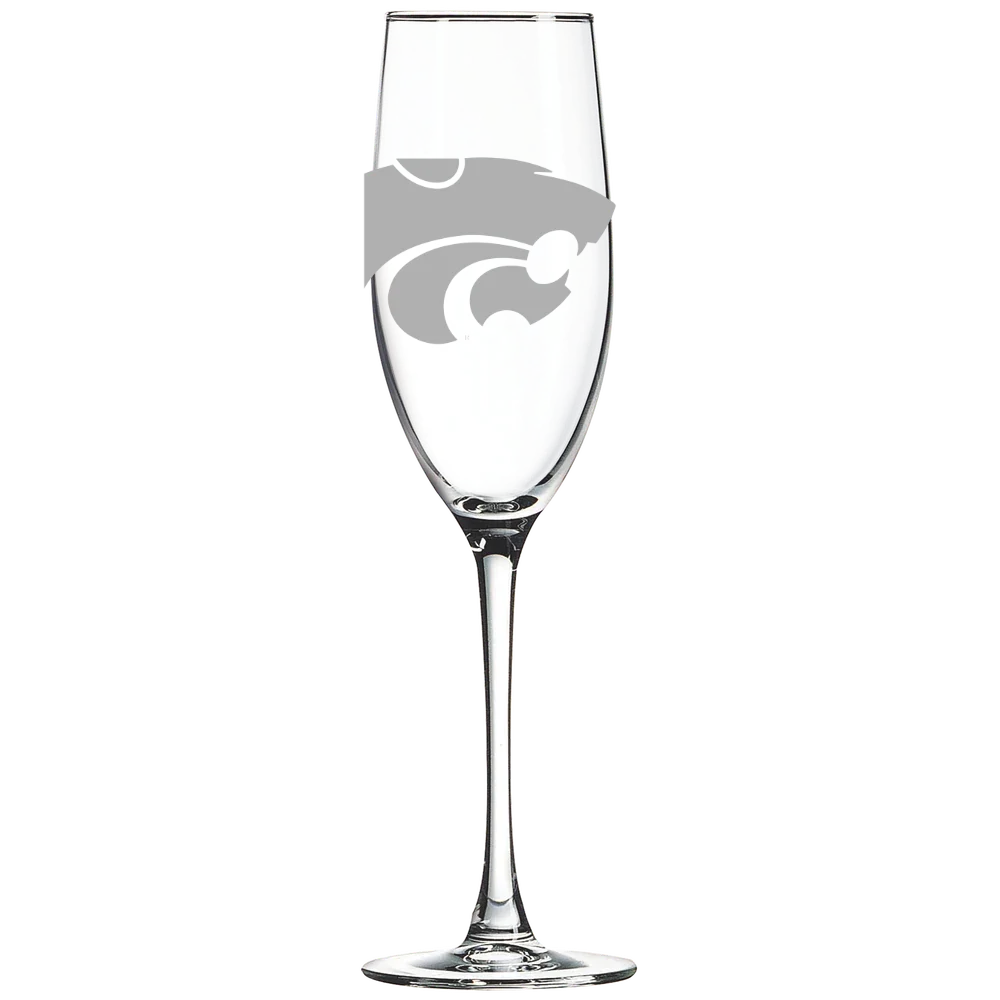 Kansas State University Polar Camel 8 oz. Champagne Flute