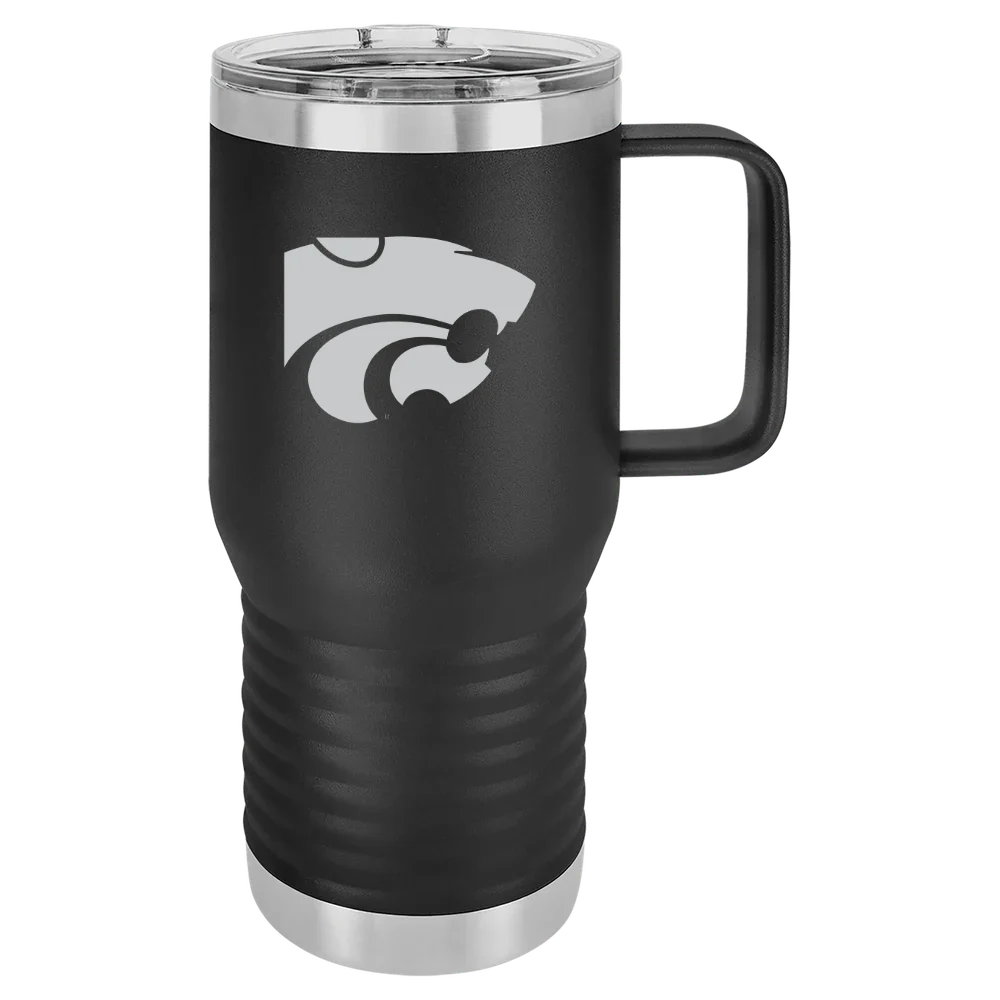 Kansas State University Polar Camel 20 oz. Travel Mug with Slider Lid