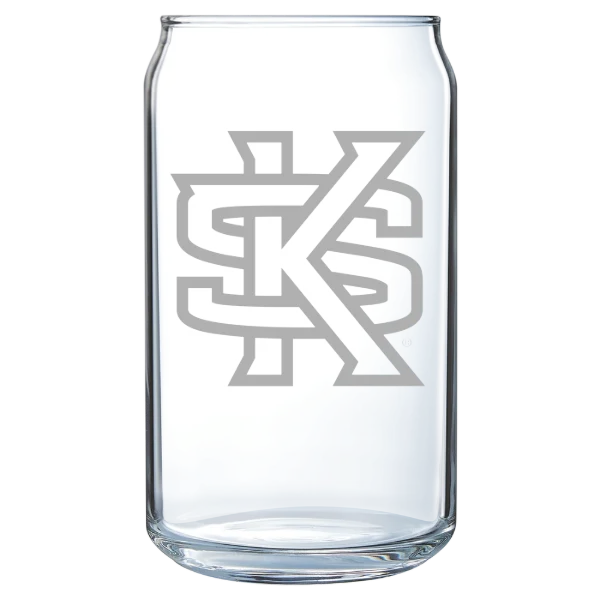 Kennesaw State University Polar Camel 16 oz. Can Glass