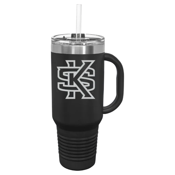 Kennesaw State University Polar Camel 40 oz. Travel Mug with Snap Lid & Straw