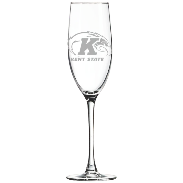 Kent State University Polar Camel 8 oz. Champagne Flute