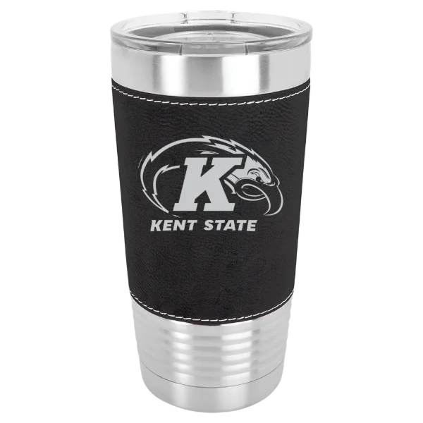 Kent State University Polar Camel 20 oz. Leatherette Grip Tumbler with Standard Lid