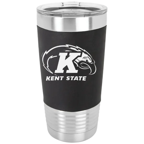Kent State University Polar Camel 20 oz. Silicone Grip Tumbler with Standard Lid
