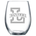 La Salle University Polar Camel 9 oz. Stemless Wine Glass