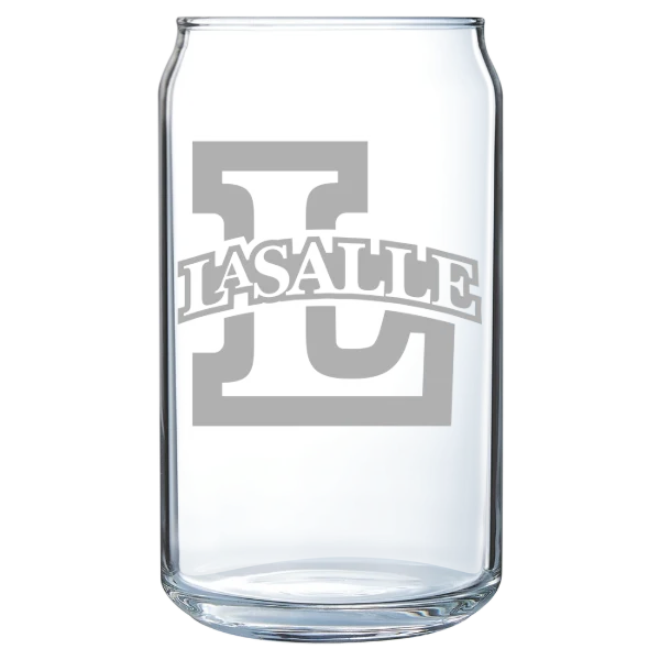 La Salle University Polar Camel 16 oz. Can Glass