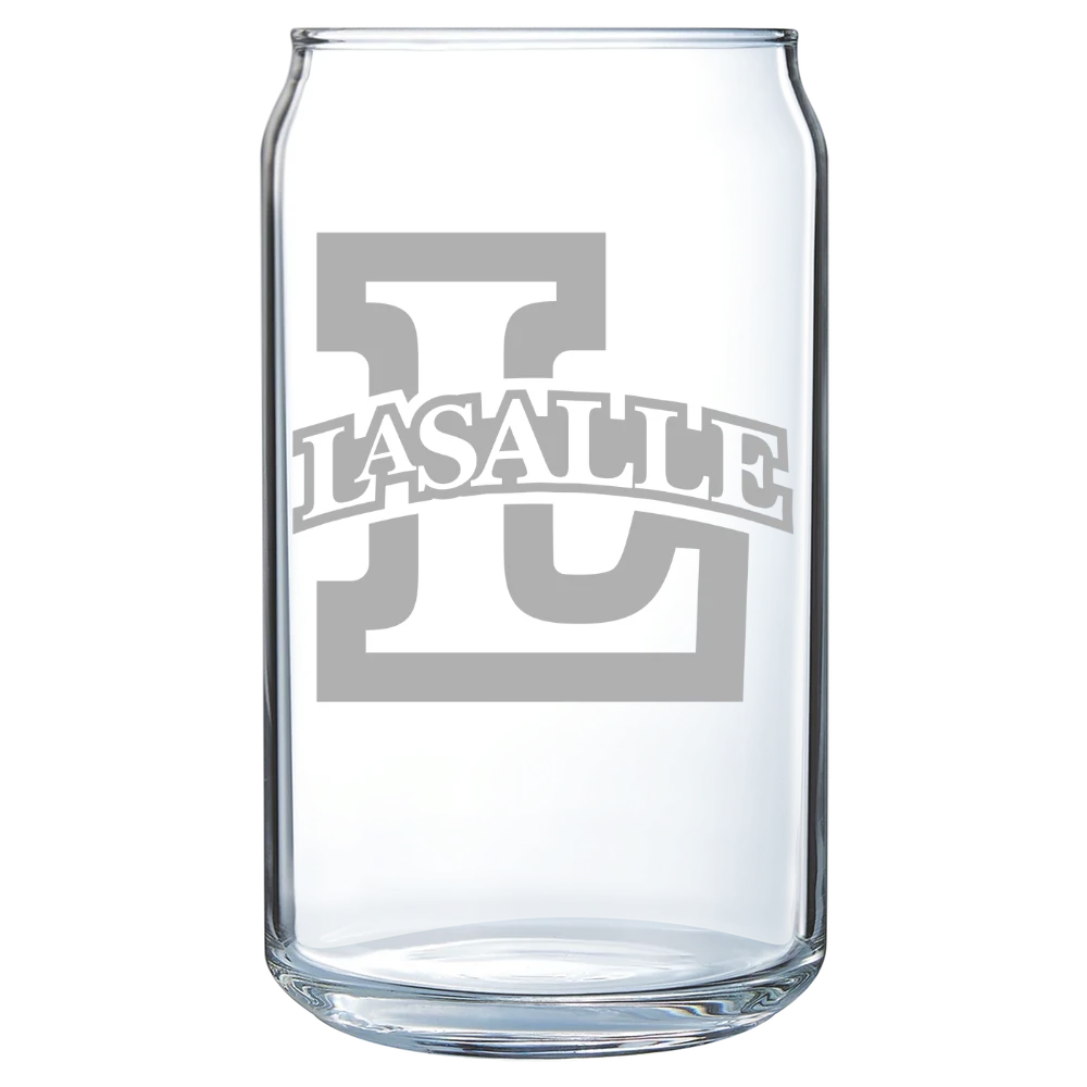 La Salle University Polar Camel 16 oz. Can Glass