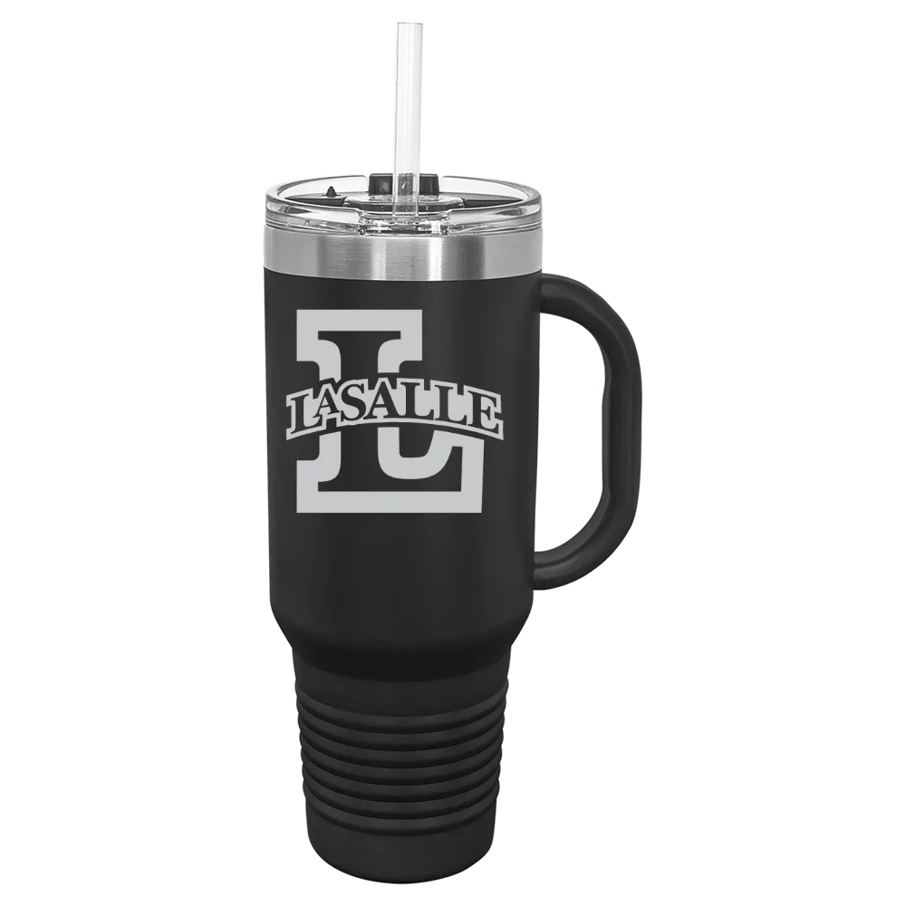 La Salle University Polar Camel 40 oz. Travel Mug with Snap Lid & Straw