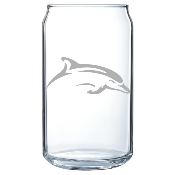 Le Moyne College Polar Camel 16 oz. Can Glass