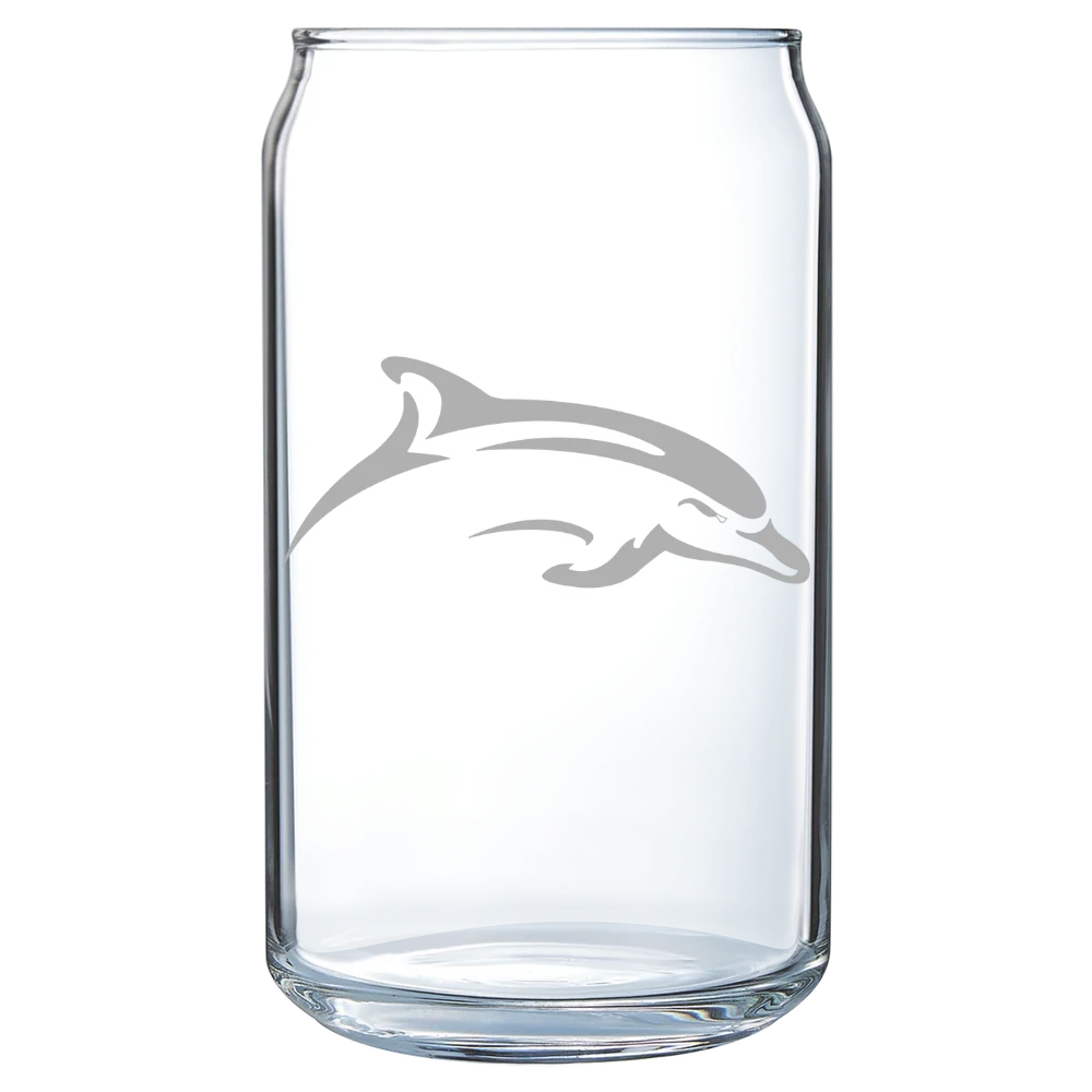 Le Moyne College Polar Camel 16 oz. Can Glass