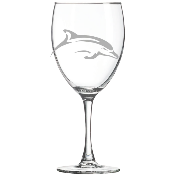 Le Moyne College Polar Camel 10 1/2 oz. Wine Glass