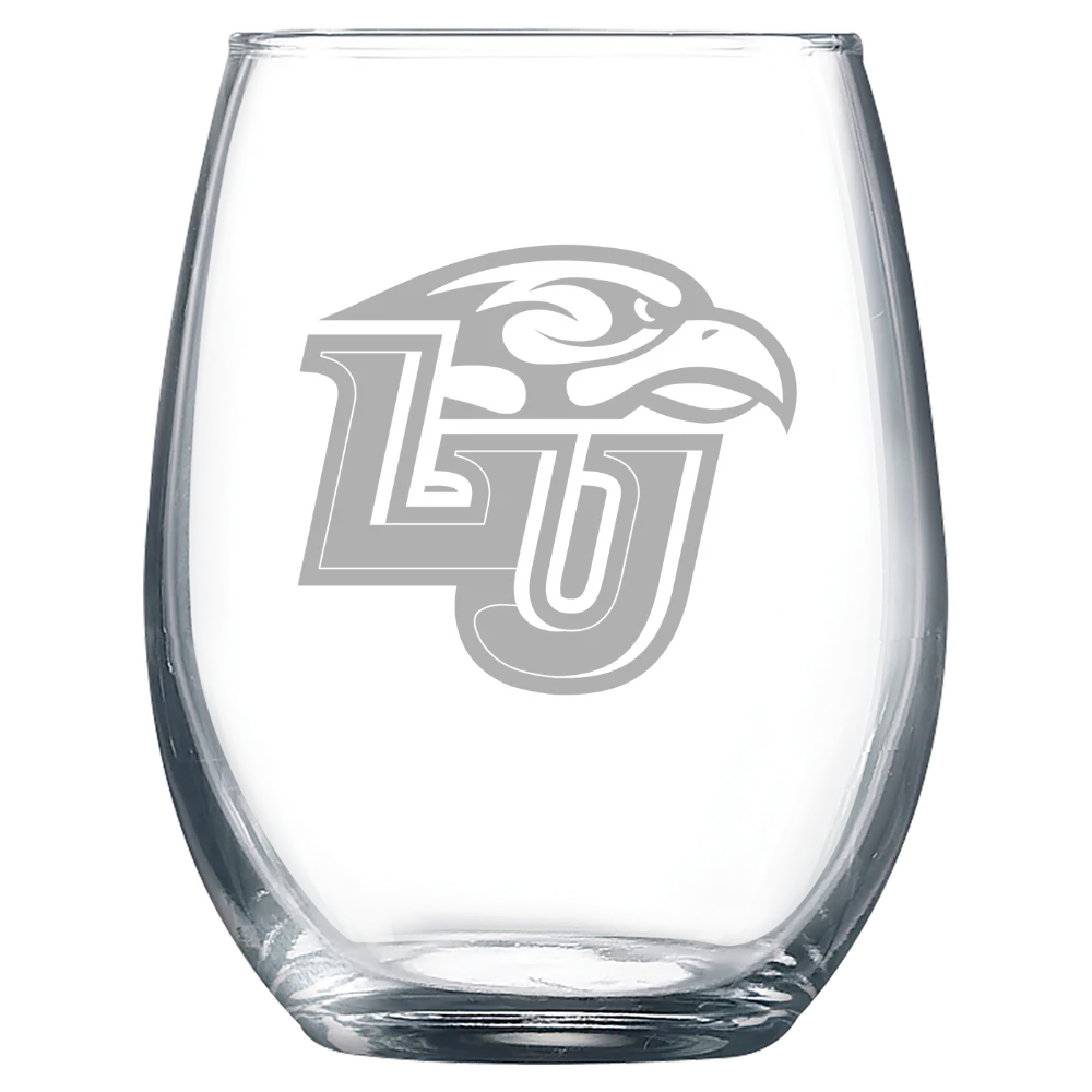 Liberty University Polar Camel 9 oz. Stemless Wine Glass