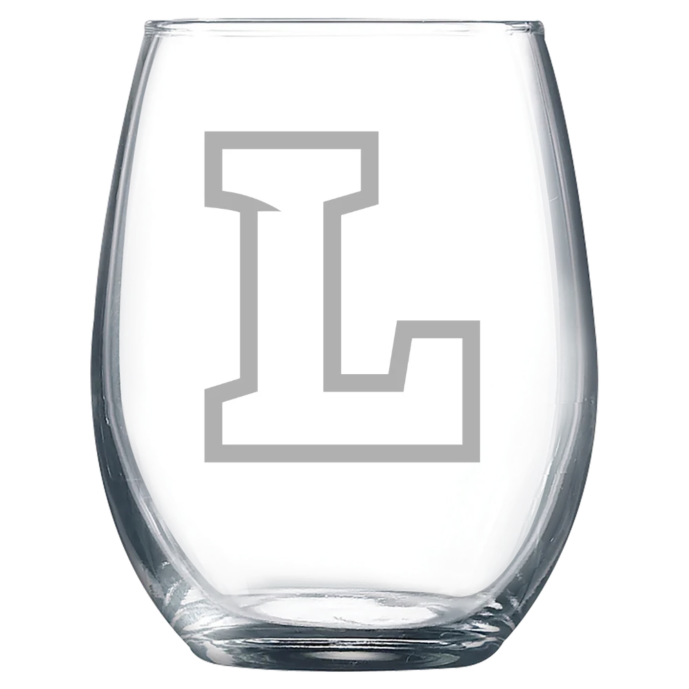 Lipscomb University Polar Camel 9 oz. Stemless Wine Glass