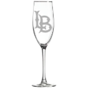 Long Beach State University Polar Camel 8 oz. Champagne Flute