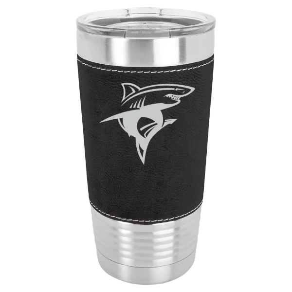 Long Island University Polar Camel 20 oz. Leatherette Grip Tumbler with Standard Lid