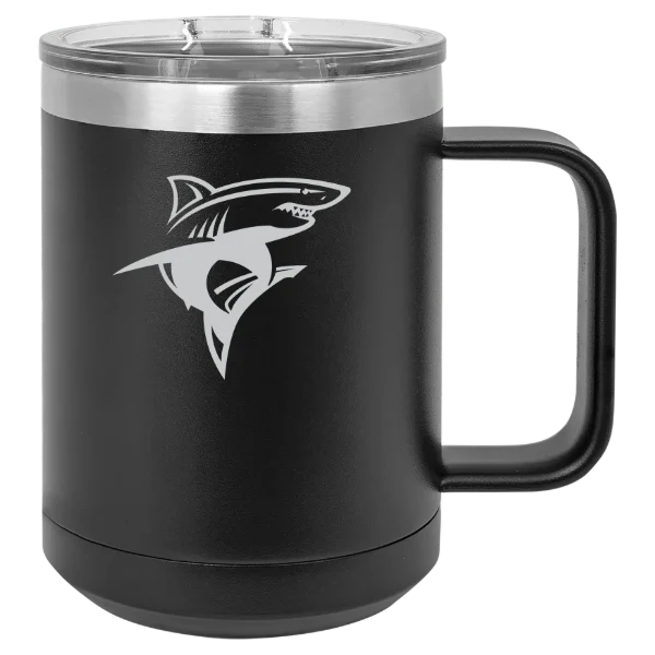 Long Island University Polar Camel 15 oz. Mug with Slider Lid