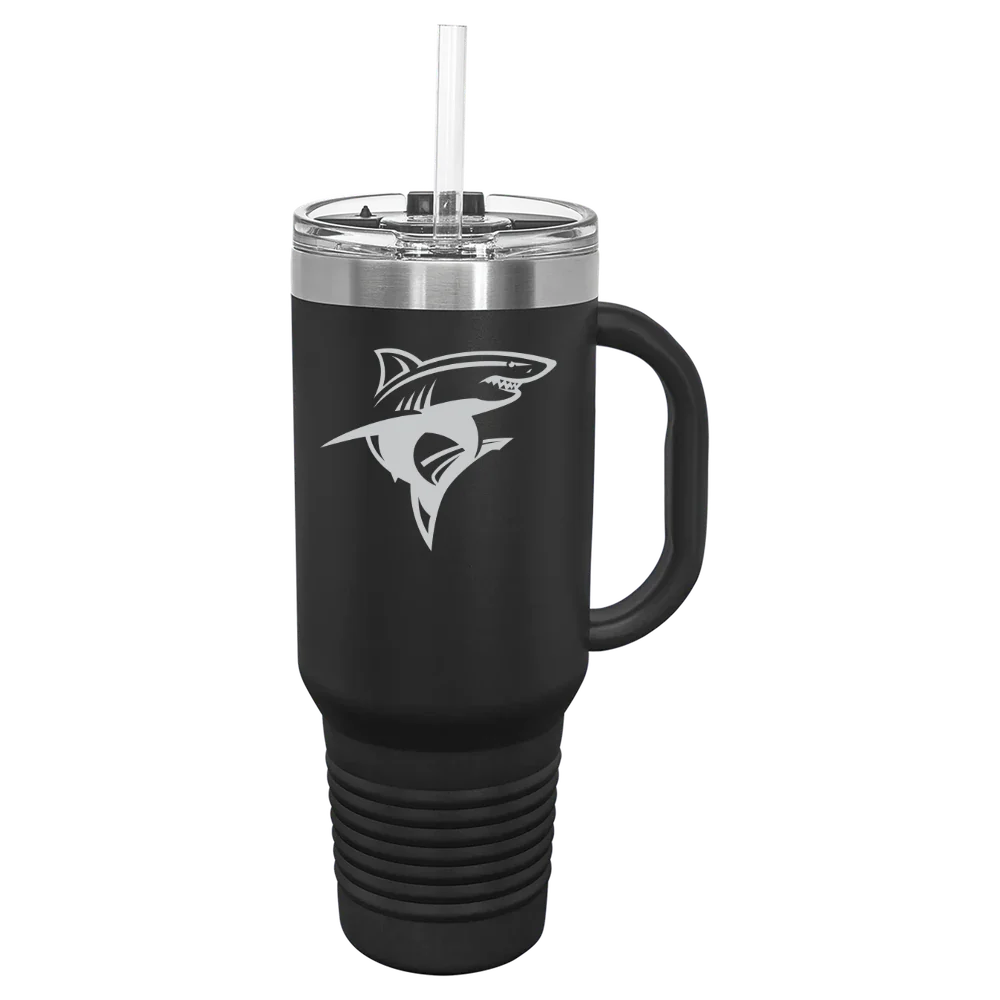 Long Island University Polar Camel 40 oz. Travel Mug with Snap Lid & Straw