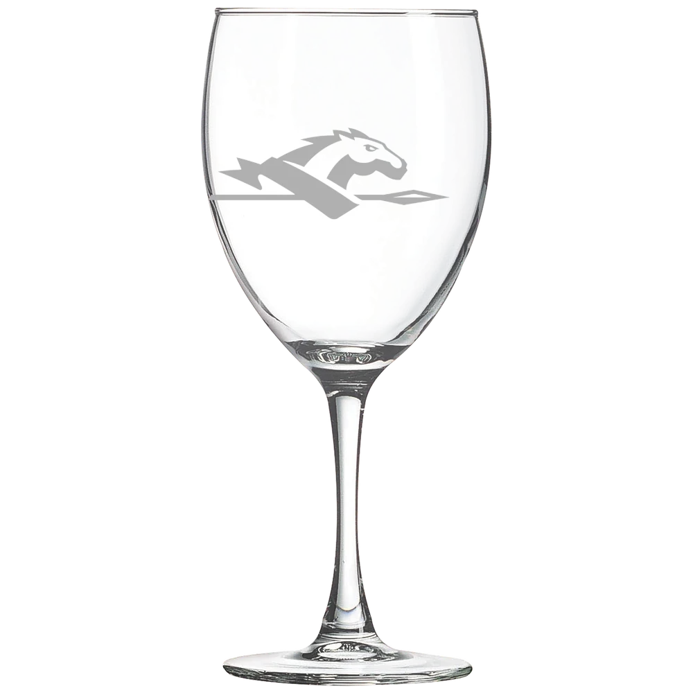 Longwood University Polar Camel 10 1/2 oz. Wine Glass