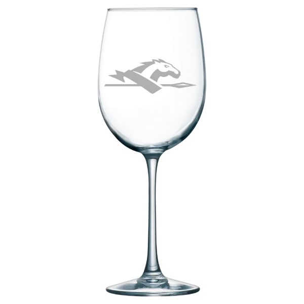Longwood University Polar Camel 19 oz. Wine Glass