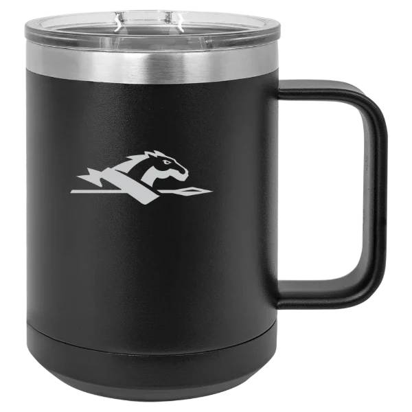Longwood University Polar Camel 15 oz. Mug with Slider Lid
