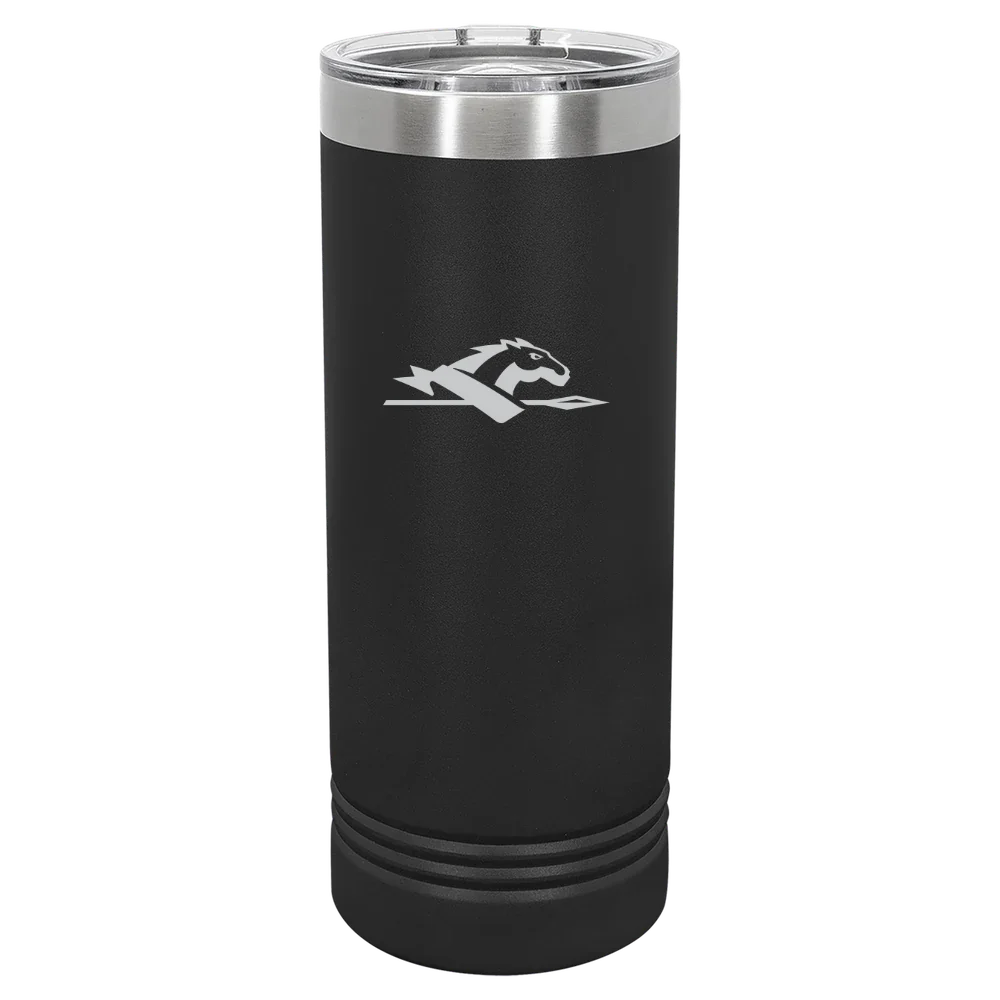 Longwood University Polar Camel 22 oz. Skinny Tumbler with Slider Lid