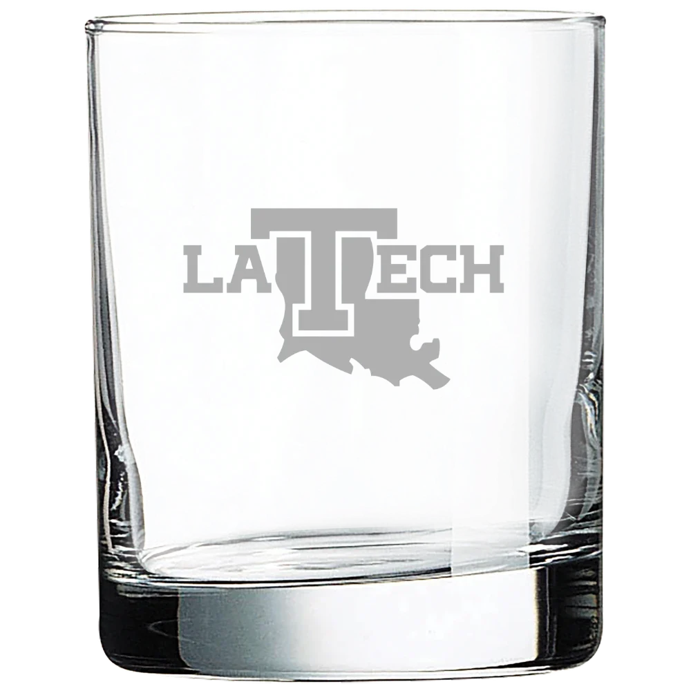 Louisiana Tech University Polar Camel 10 1/2 oz. On The Rocks Glass