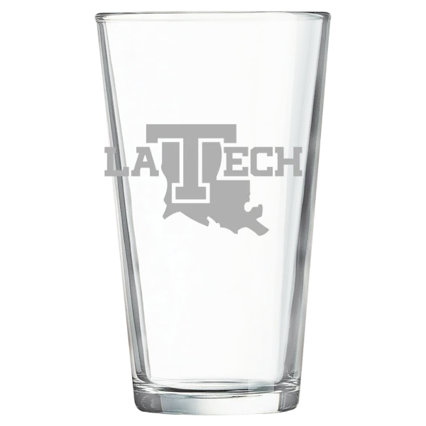 Louisiana Tech University Polar Camel 16 oz. Pint Mixing Glass