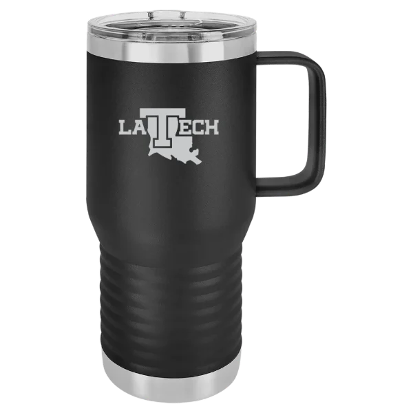 Louisiana Tech University Polar Camel 20 oz. Travel Mug with Slider Lid