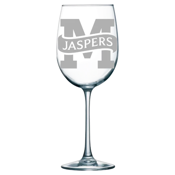 Manhattan University Polar Camel 19 oz. Wine Glass