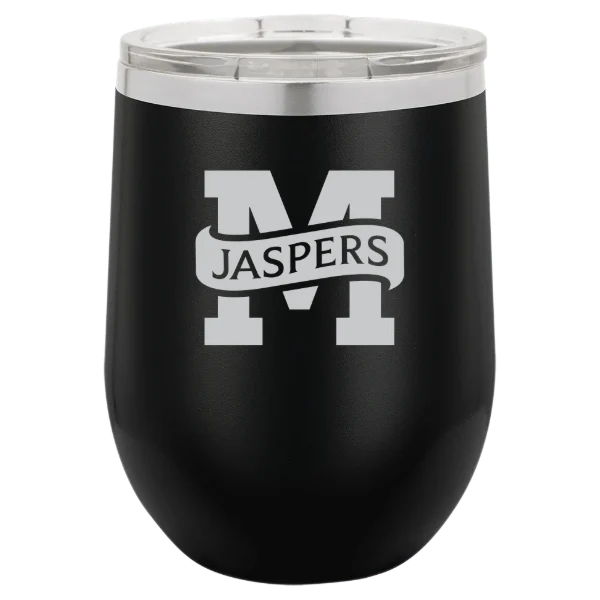 Manhattan University Polar Camel 12 oz. Stemless Wine Tumbler