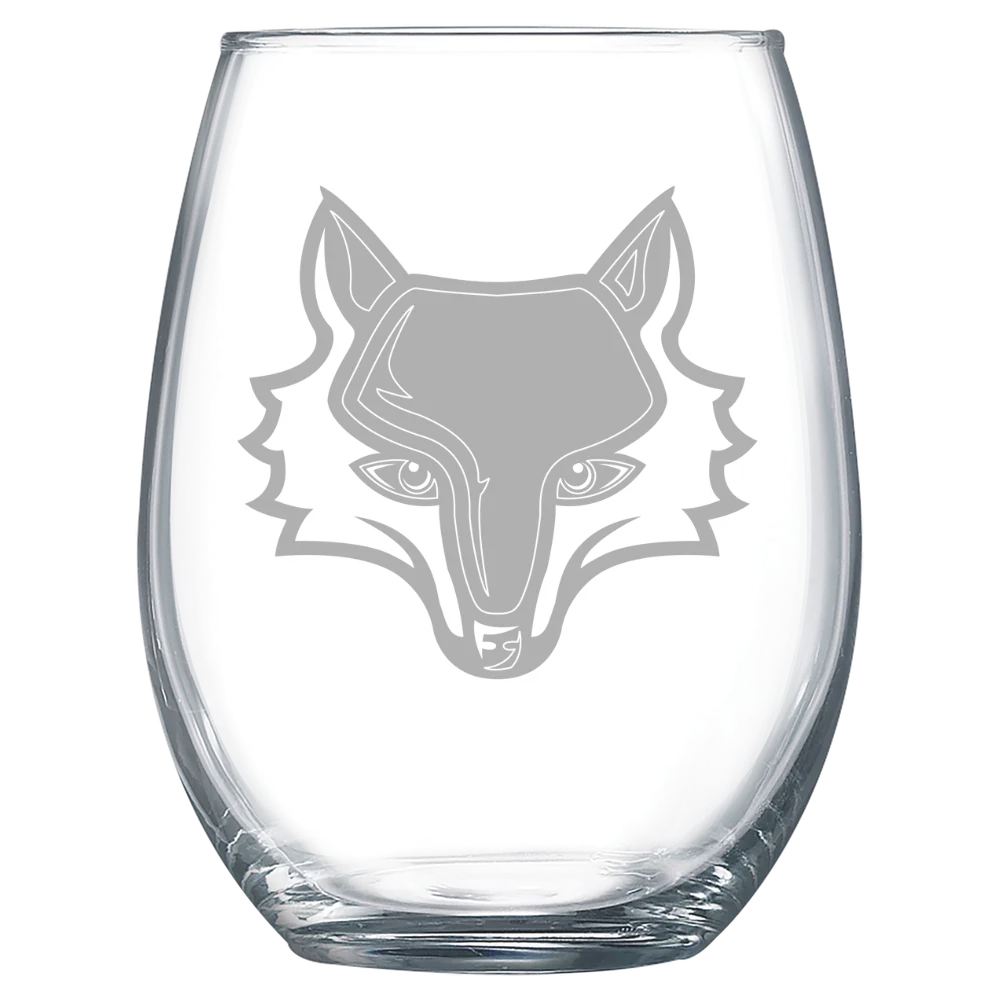 Marist University Polar Camel 15 oz. Stemless Wine Glass