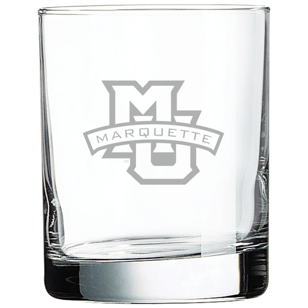 Marquette University Polar Camel 10 1/2 oz. On The Rocks Glass