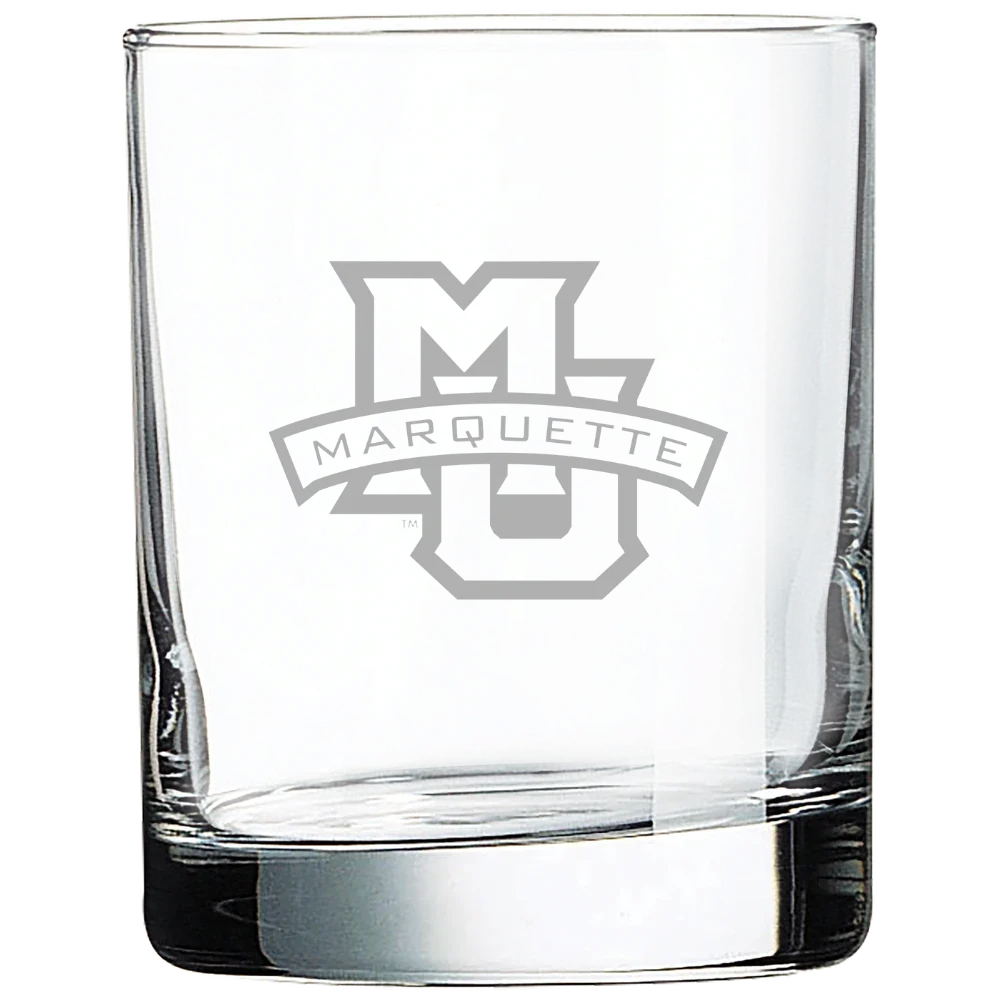 Marquette University Polar Camel 10 1/2 oz. On The Rocks Glass