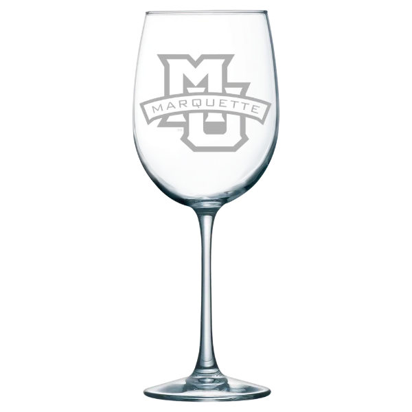 Marquette University Polar Camel 19 oz. Wine Glass