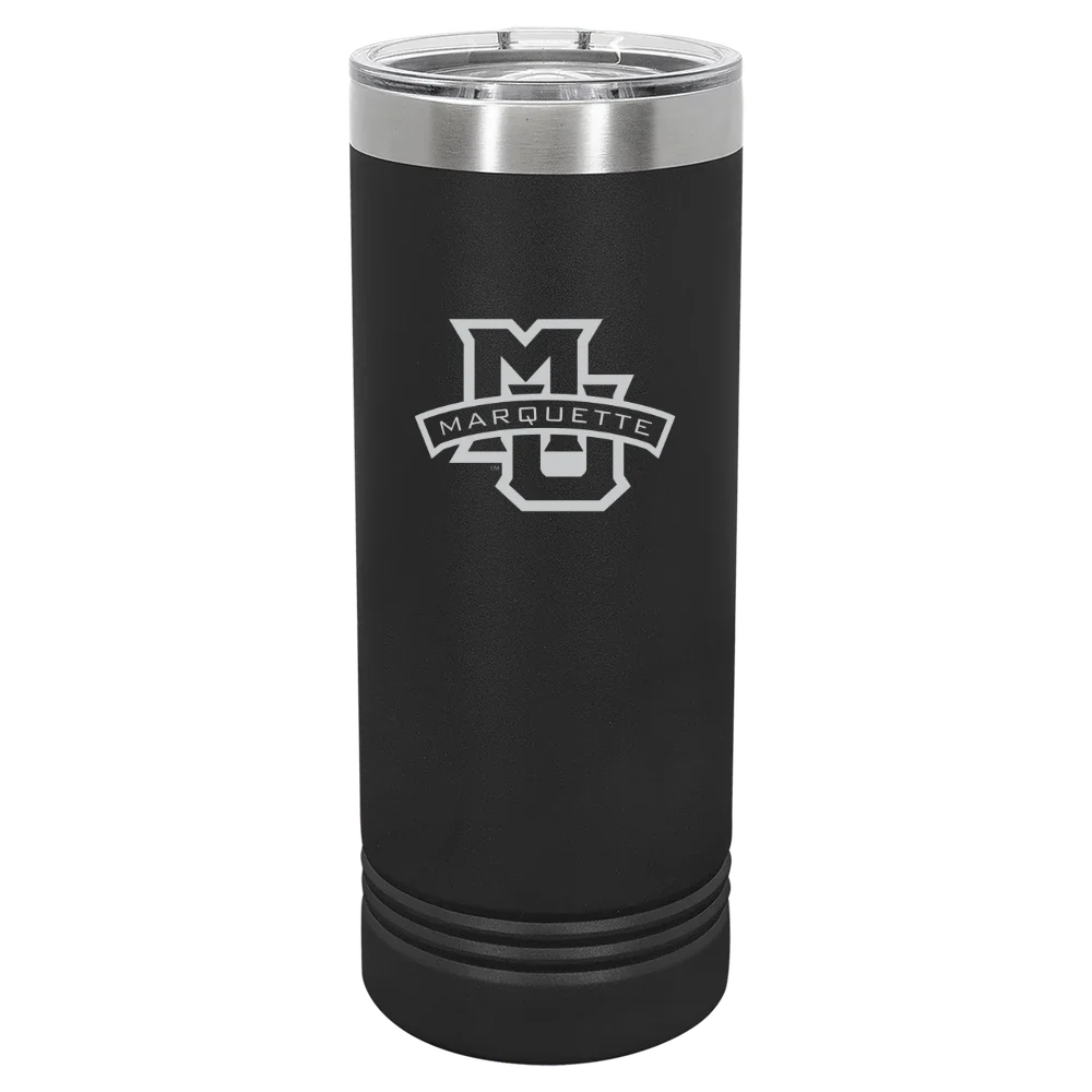 Marquette University Polar Camel 22 oz. Skinny Tumbler with Slider Lid