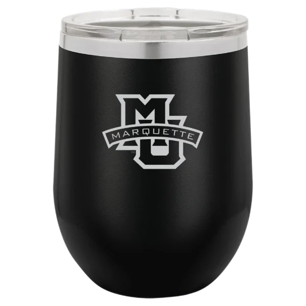 Marquette University Polar Camel 12 oz. Stemless Wine Tumbler