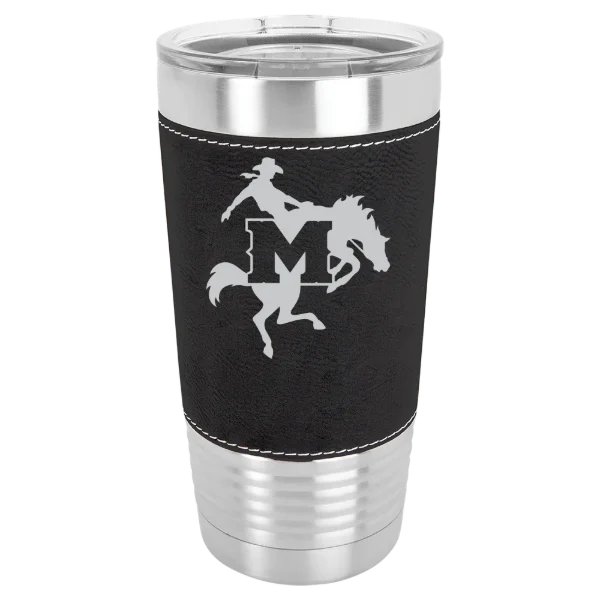 McNeese State University Polar Camel 20 oz. Leatherette Grip Tumbler with Standard Lid