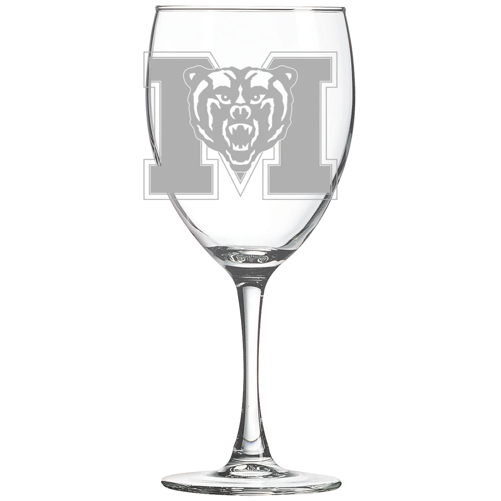Mercer University Polar Camel 10 1/2 oz. Wine Glass