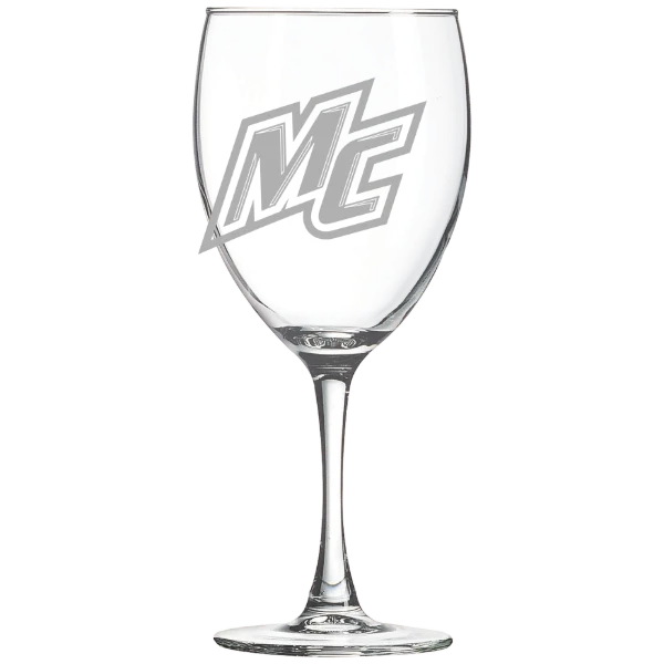 Merrimack College Polar Camel 10 1/2 oz. Wine Glass